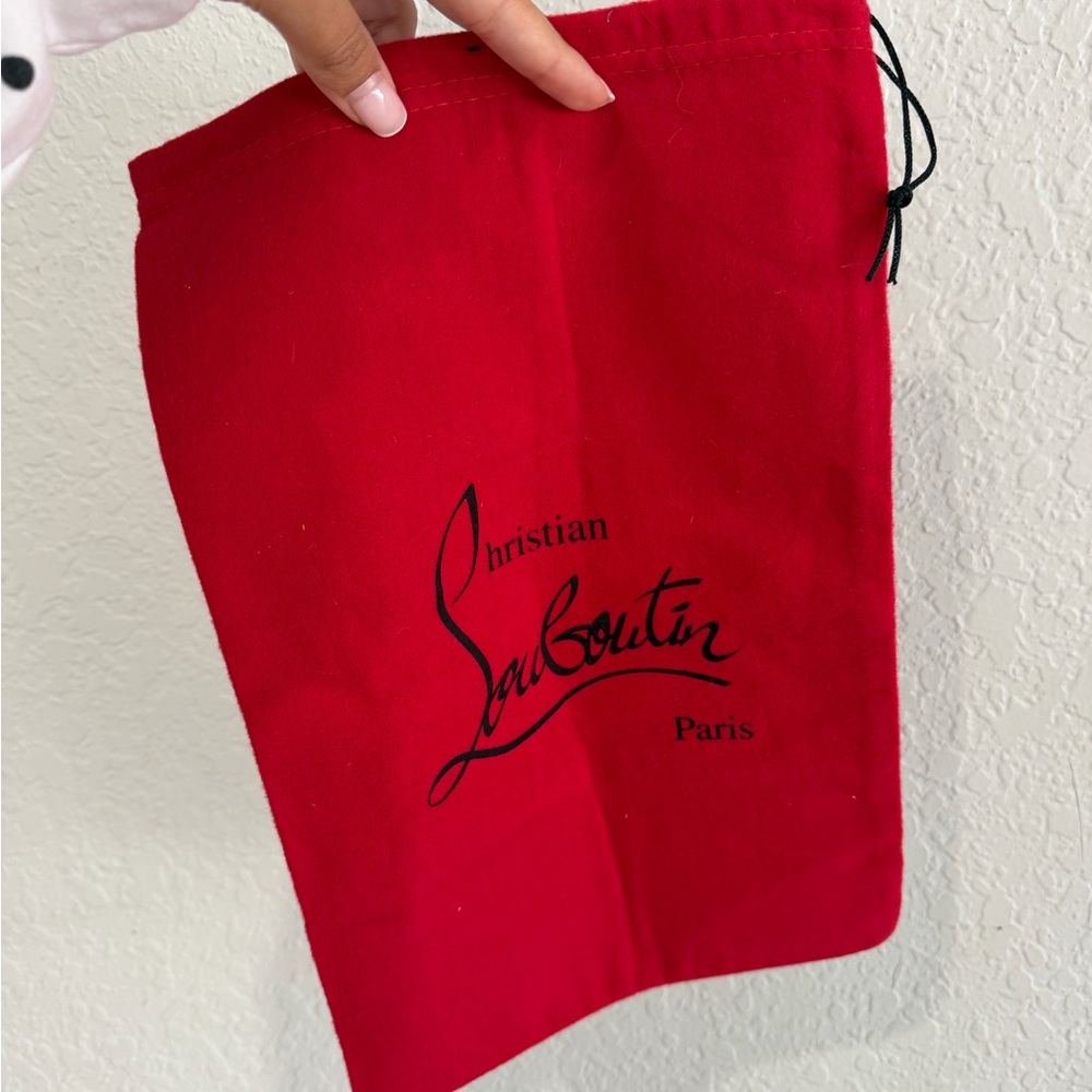 Christian Louboutin Red Drawstring Dust Bag